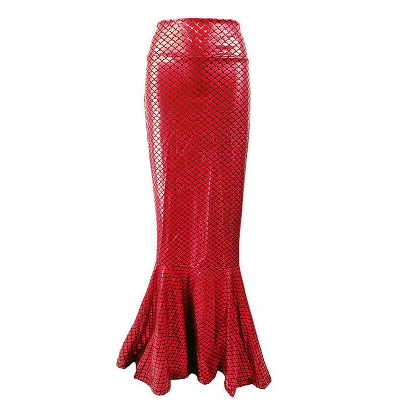 Casual Sexy Mermaid High Waist Fishtail Skirt