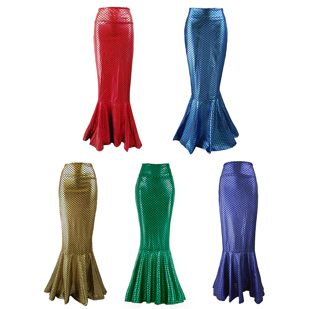 Casual Sexy Mermaid High Waist Fishtail Skirt
