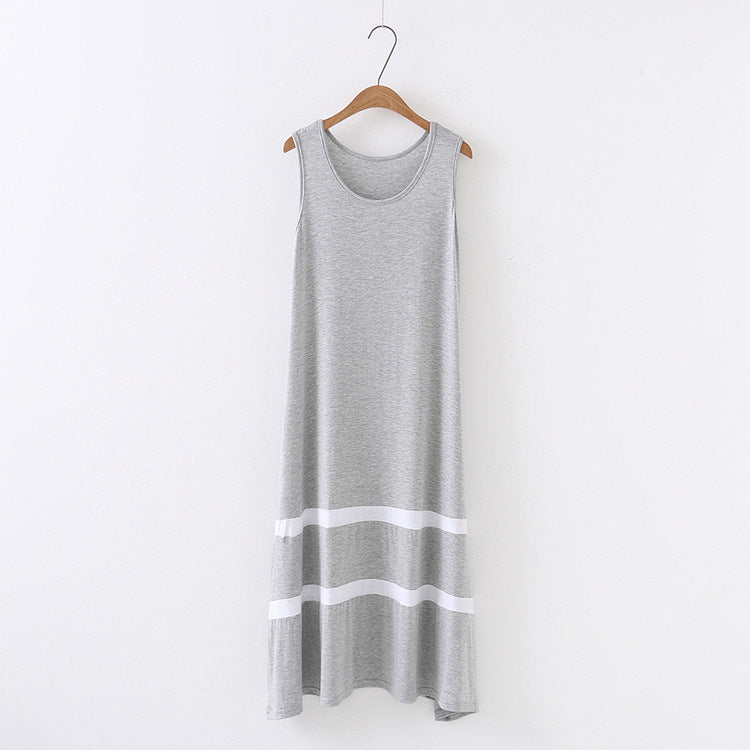 Women's Summer Large Loose Sleeveless Swing Bottoming Vests