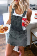 Stylish Women's Denim Suspender Slimming Dress Women's Jeans
