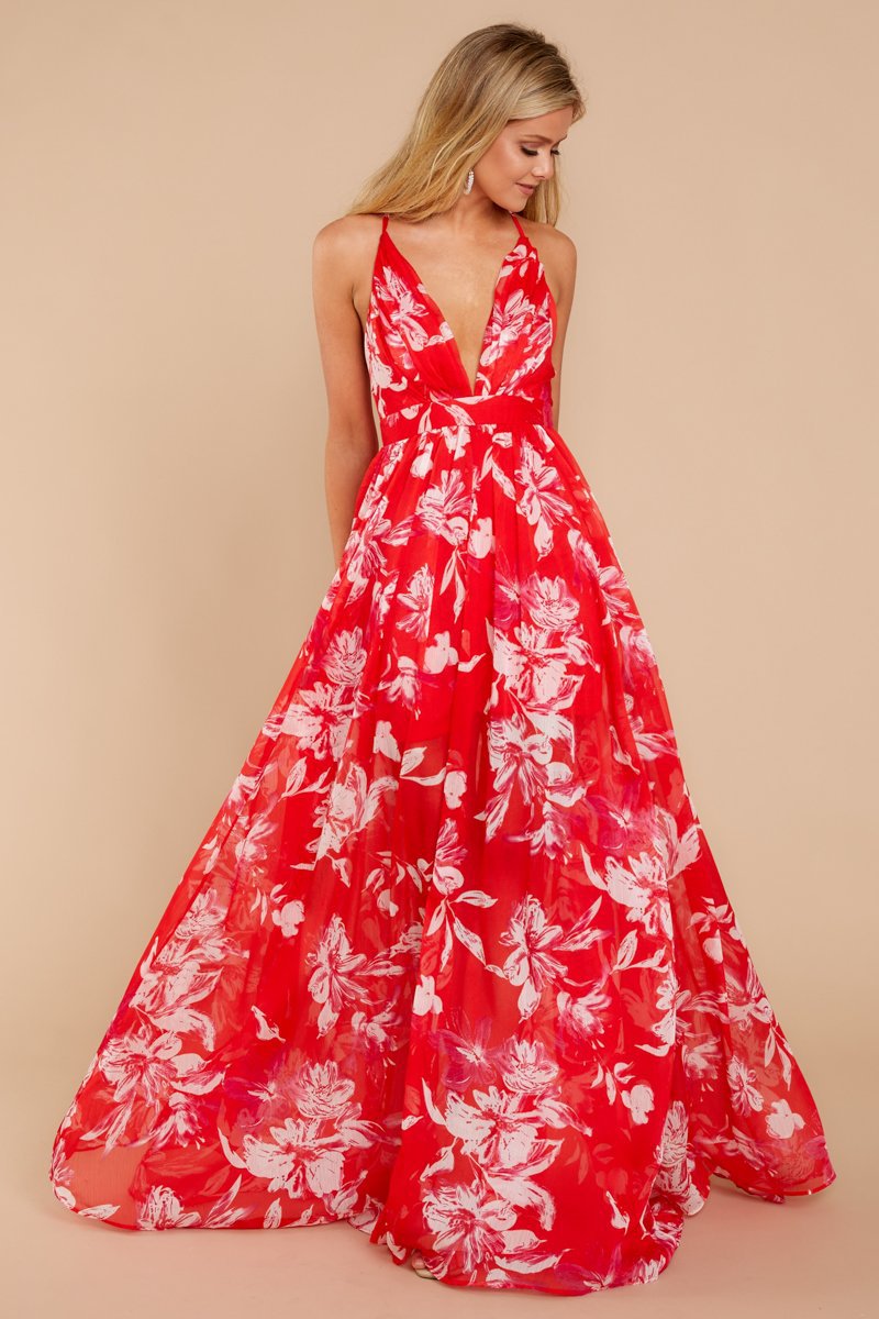 Elegant Versatile Casual Deep Backless Chiffon Dress