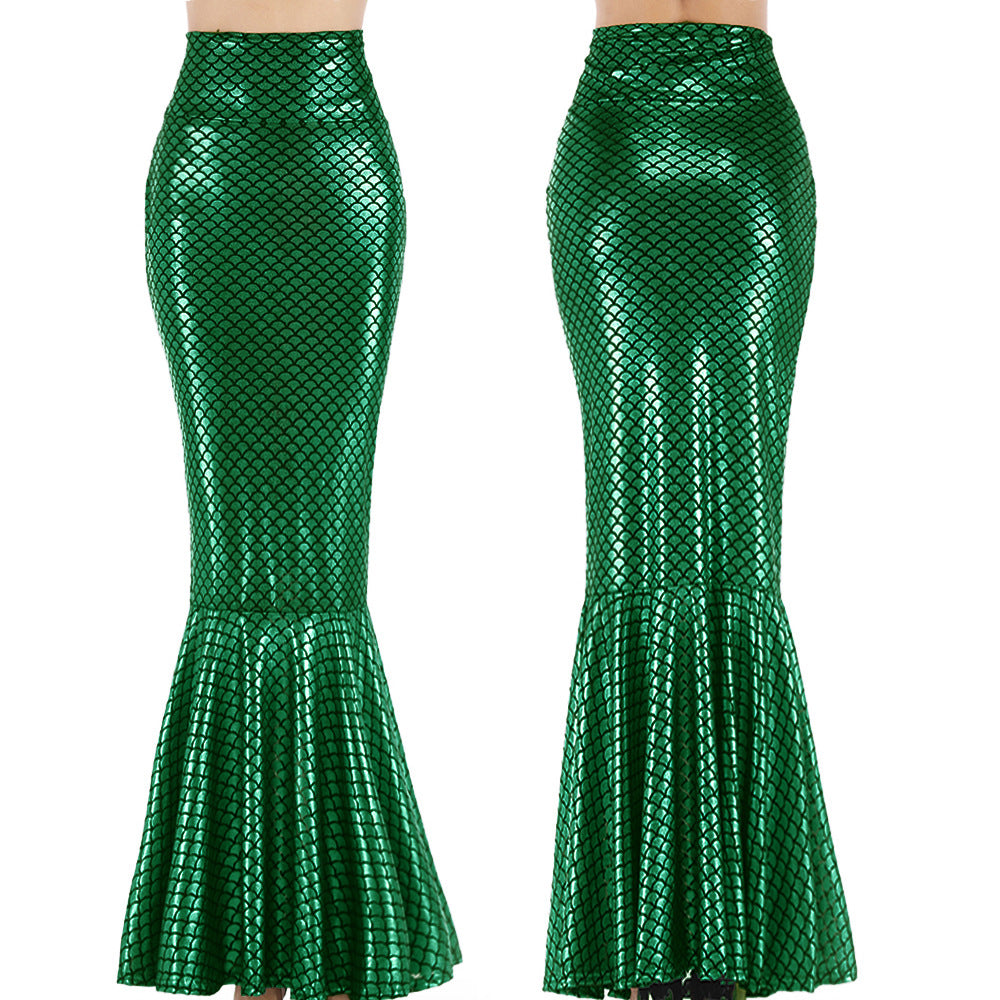 Casual Sexy Mermaid High Waist Fishtail Skirt