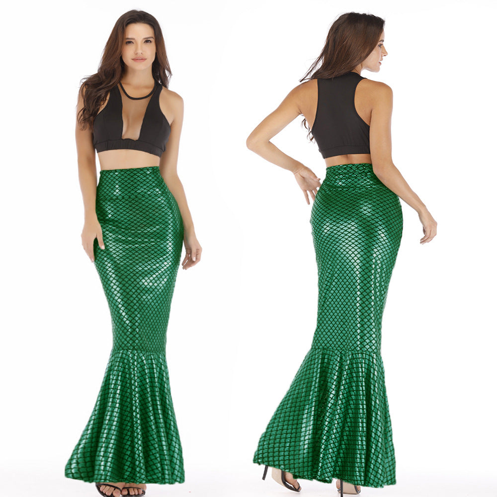 Casual Sexy Mermaid High Waist Fishtail Skirt