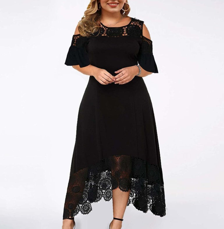 Pretty Attractive Women's Round Neck Printed Plus Size