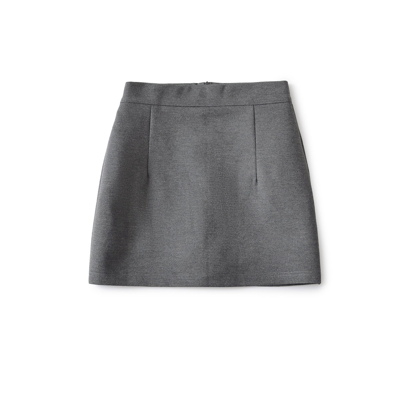 Spring Hot Basic Style High Waist Pure Color Beauty Skirt