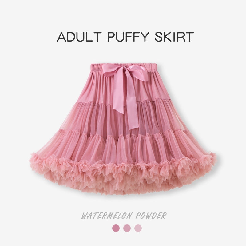Mesh Adult Tulle Pettiskirt Spring Fashion Skirt