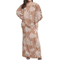 Female Batwing Sleeve Large Front Swing Dress
