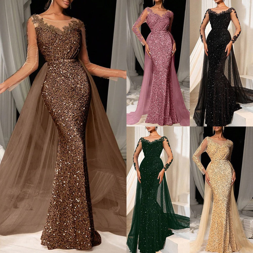 Women's Prom Formal Graceful Fashionable Elegant Long Dress