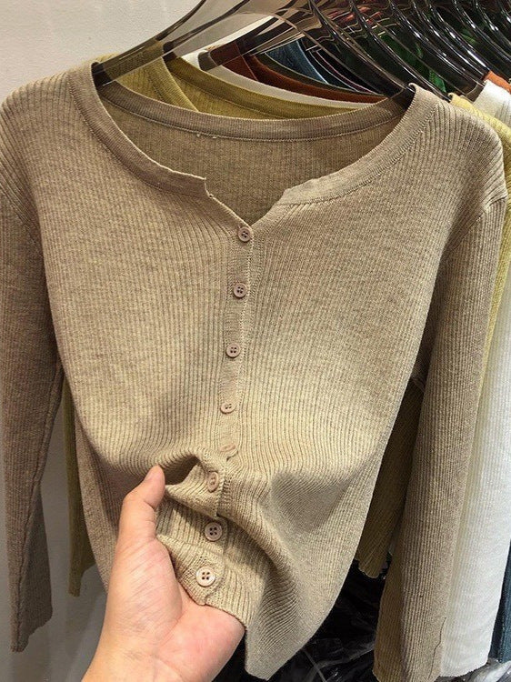 Women's Outer Wear Spring Long Sleeve Inner Women's Sweater