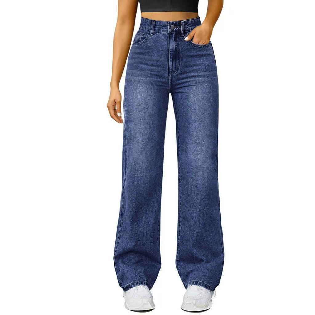 Glamorous Graceful New Women's Loose Straight Jeans