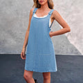 Women's Summer Denim Suspender Fashion Casual Skirts