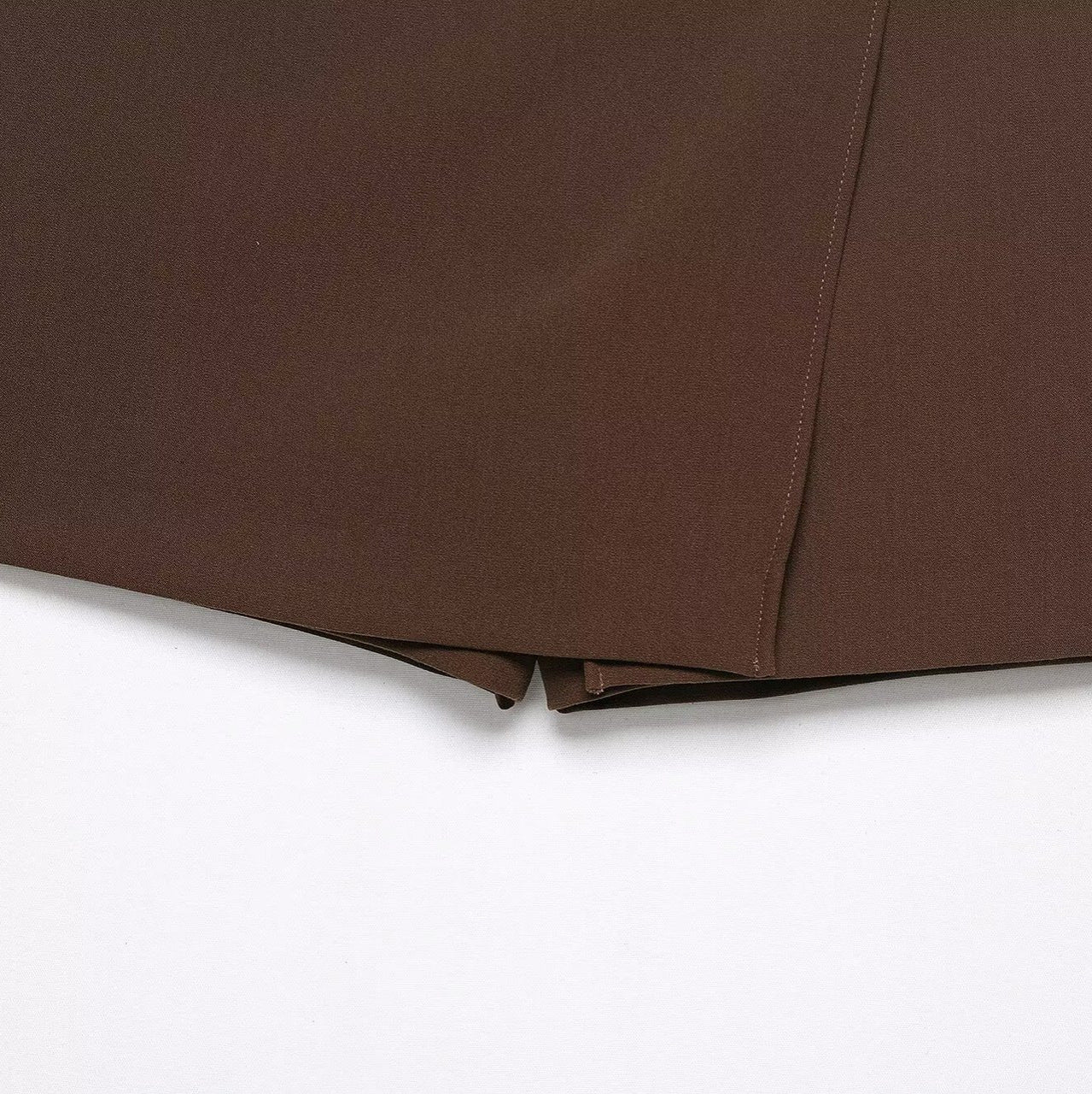 Women's Autumn Asymmetric Metal Decorative Culottes Skirt