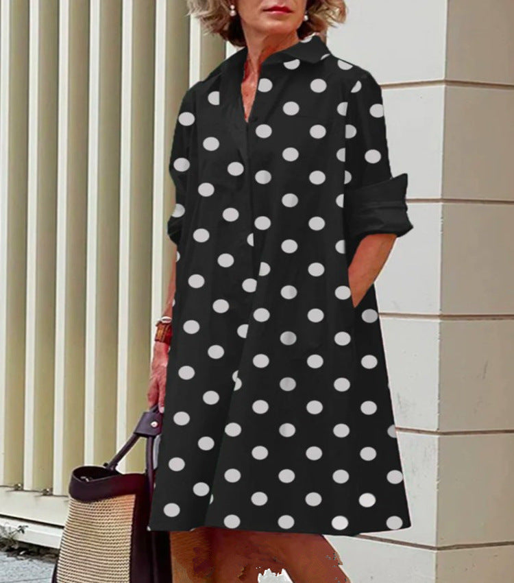 Colorful Blooming Summer Comfortable Shirt Digital Dress