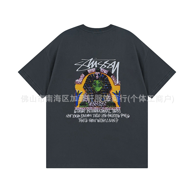 Women's & Men's Fashion Classic World Parade Printed Letters Shorts
