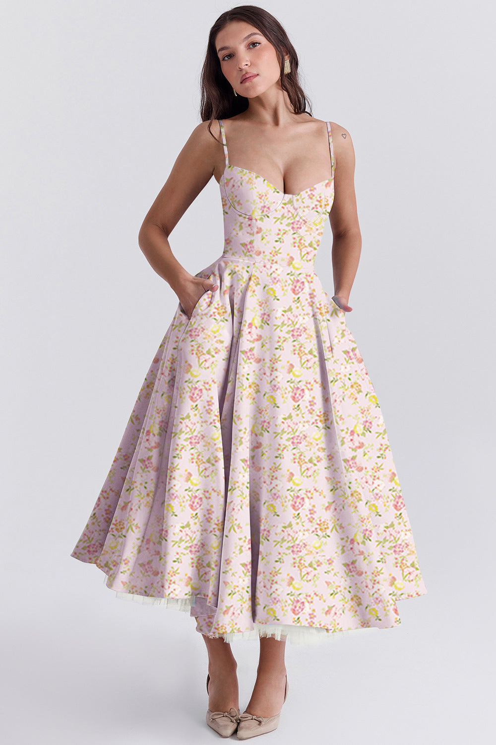 Super Nice Princess French Mesh Large Dress