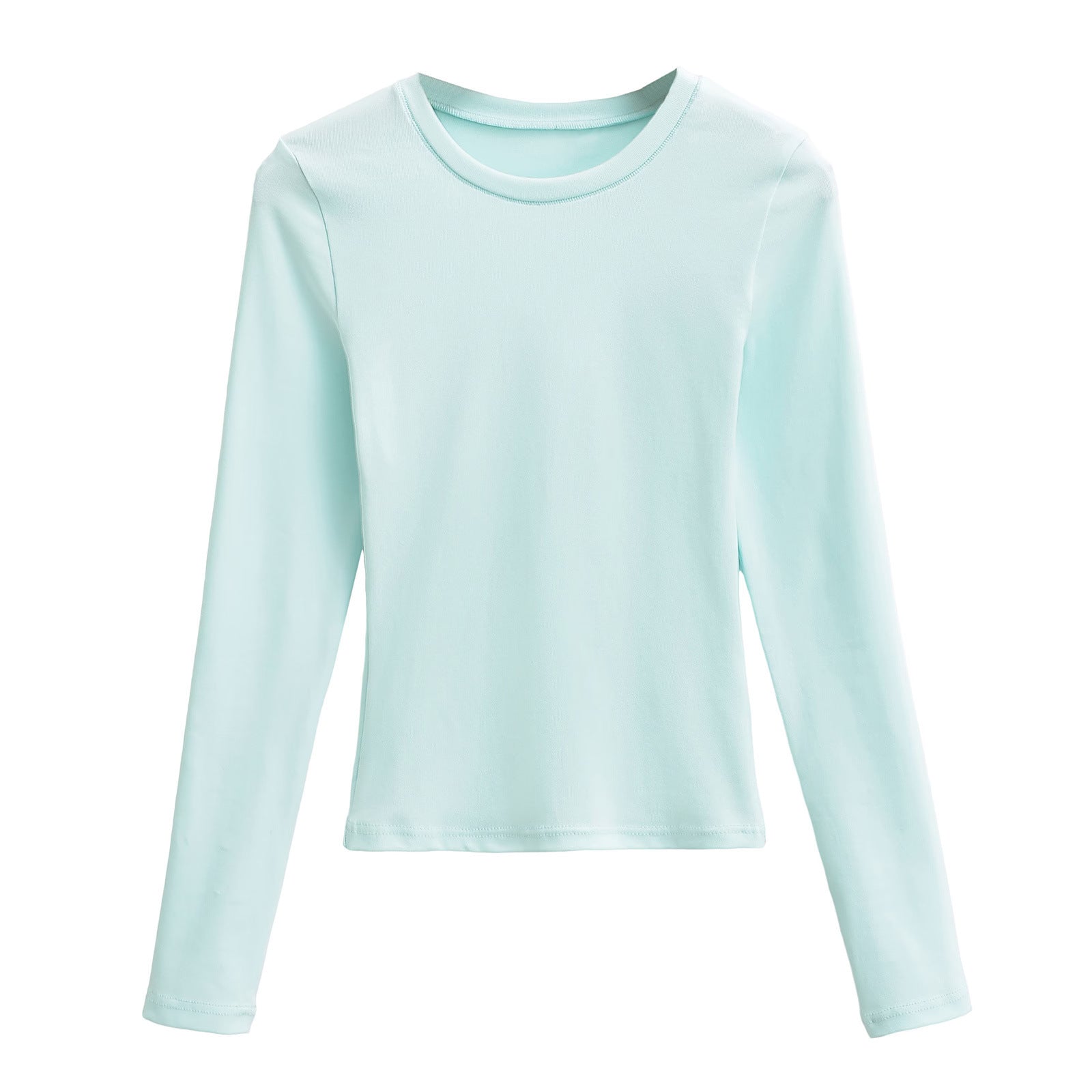 Hot Simple Basic Casual Round Neck Women's T-shirt