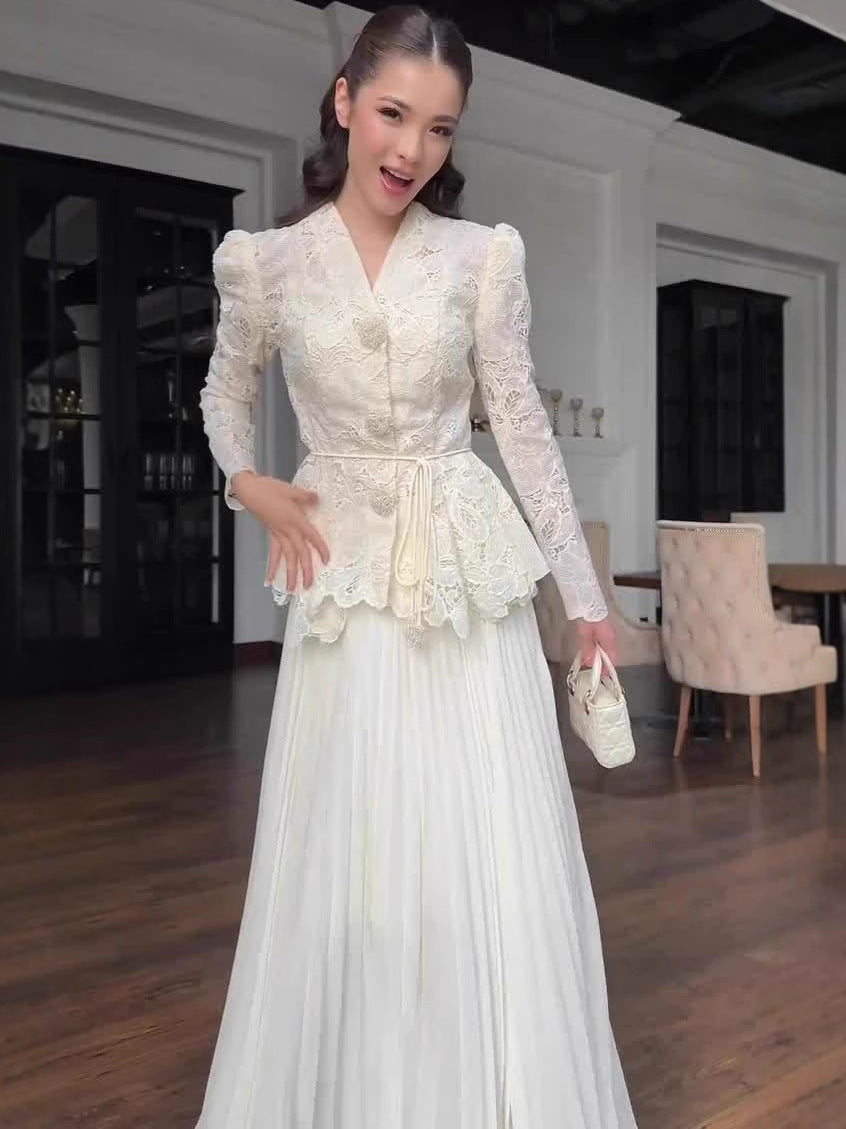 Women's Autumn Noble Elegant Temperament Long Sleeve Dress
