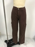 Glamorous Women's Slim High Waist Cargo Women's Jeans