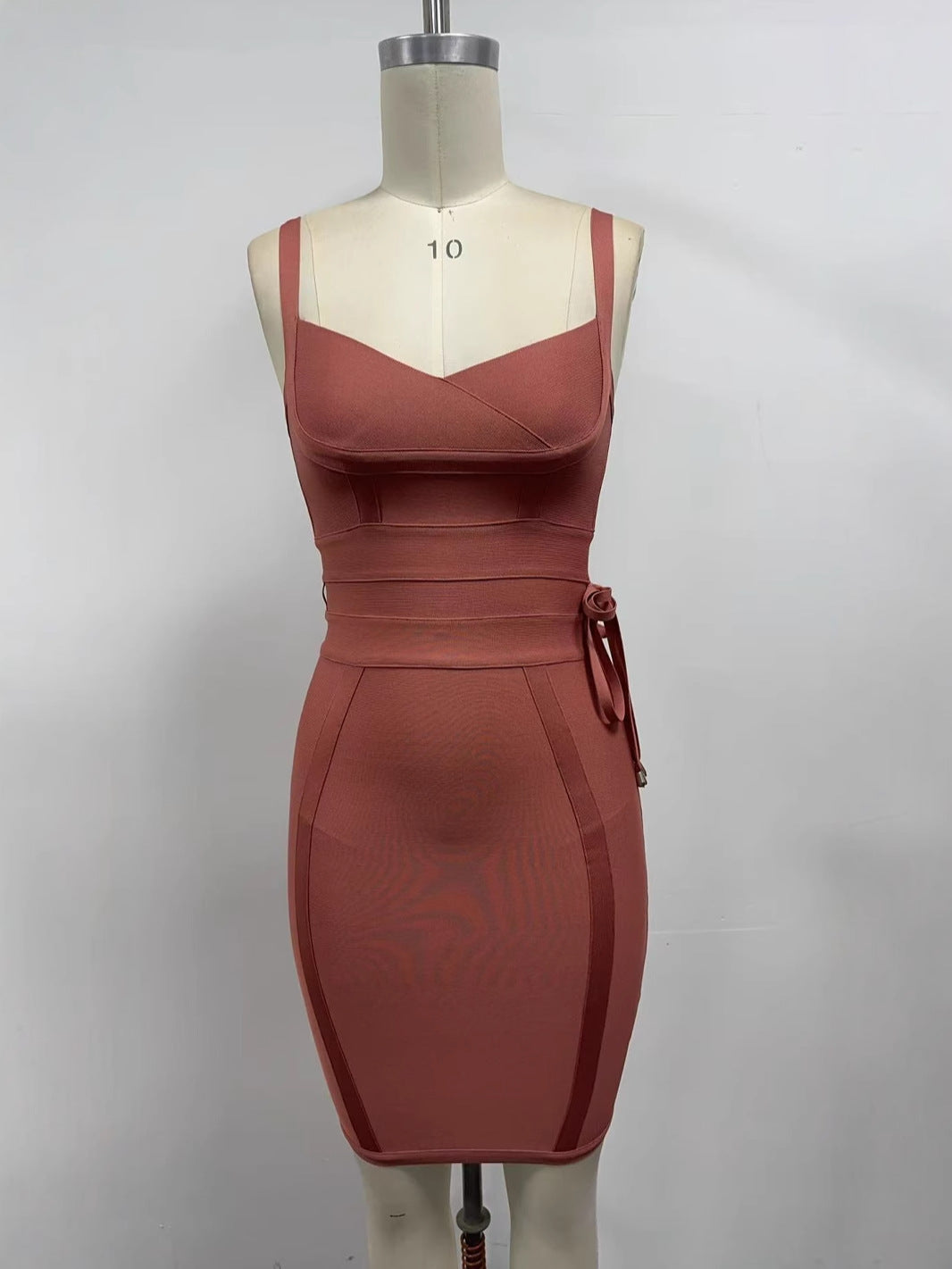 Bandage One-piece Lady's Belt Sexy Sheath Skirts