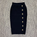 Women's Colors Bandage Sexy Tight Metal Buckle Skirts
