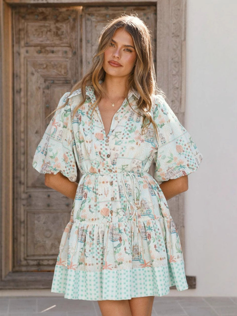 Glamorous Unique Casual Temperament Linen Fairy Dress