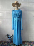 Women's Elegant Graceful Long Sleeve Soft Light Dress