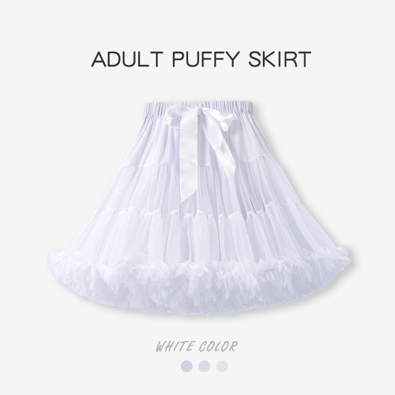 Mesh Adult Tulle Pettiskirt Spring Fashion Skirt