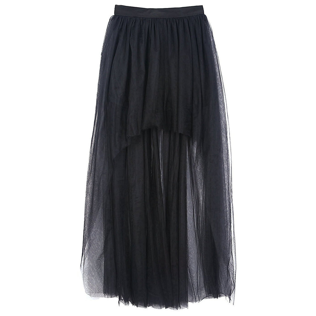 Swallowtail Dress Tulle Sexy Black Front Shorts
