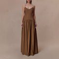 Glamorous Women's Summer Camisole Sexy Pleated Dress