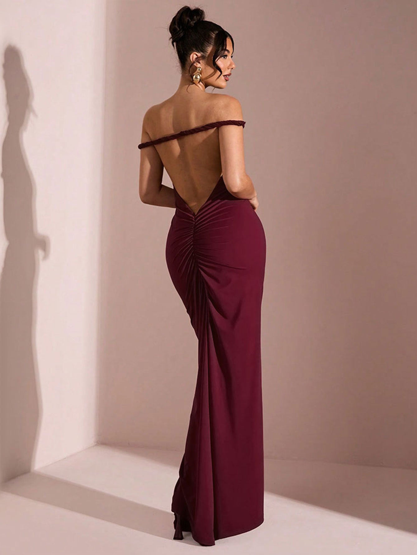 Women's Summer Backless Banquet Temperament Long Dress