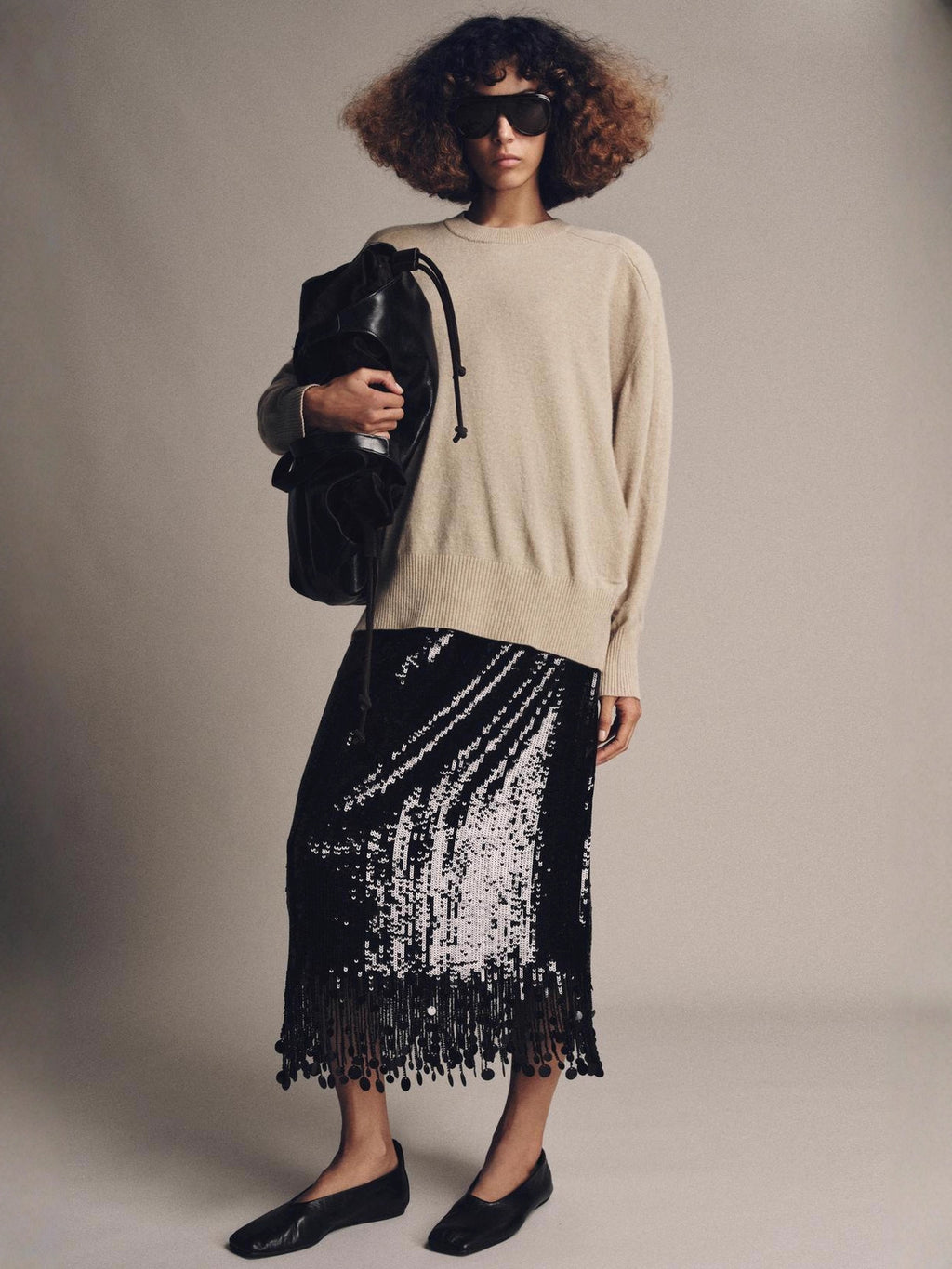 Comfortable Durable New Fashion Sequin Tassel Skirt