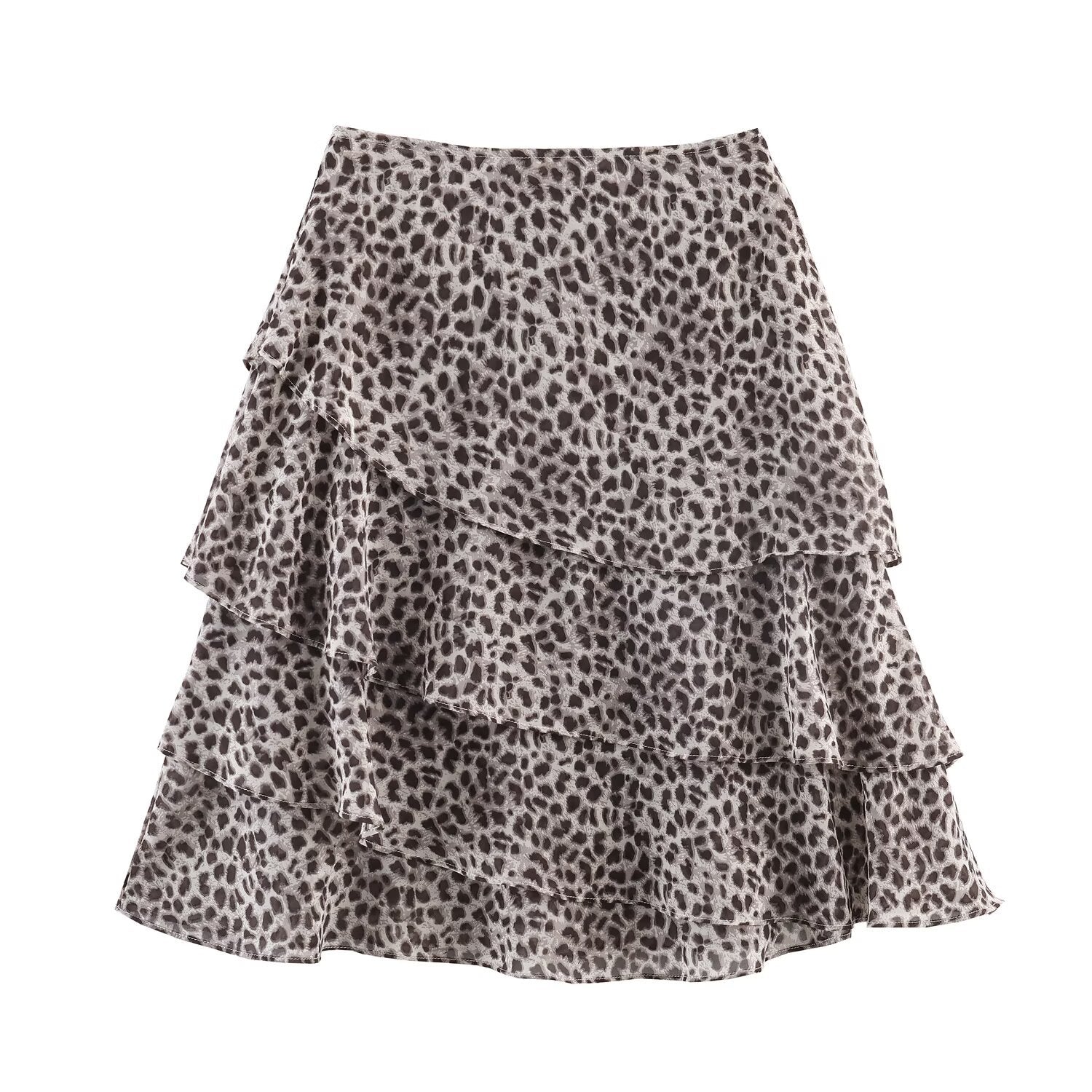 Spring Fashion Draping Irregular Cake Dress A- Skirt