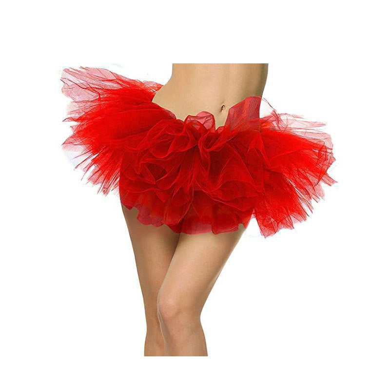 Tulle Pettiskirt Half-length Large Rainbow Color Shorts