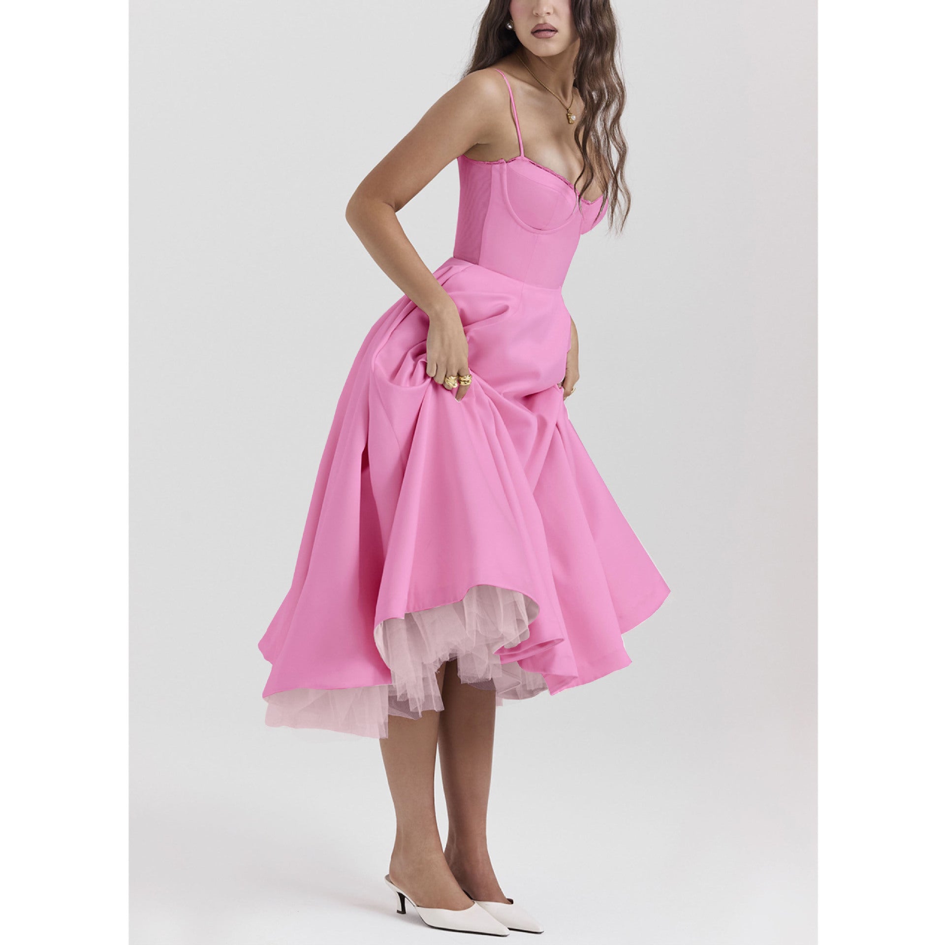 Women's Sexy Brace Sleeveless Pettiskirt Maxi Clothing