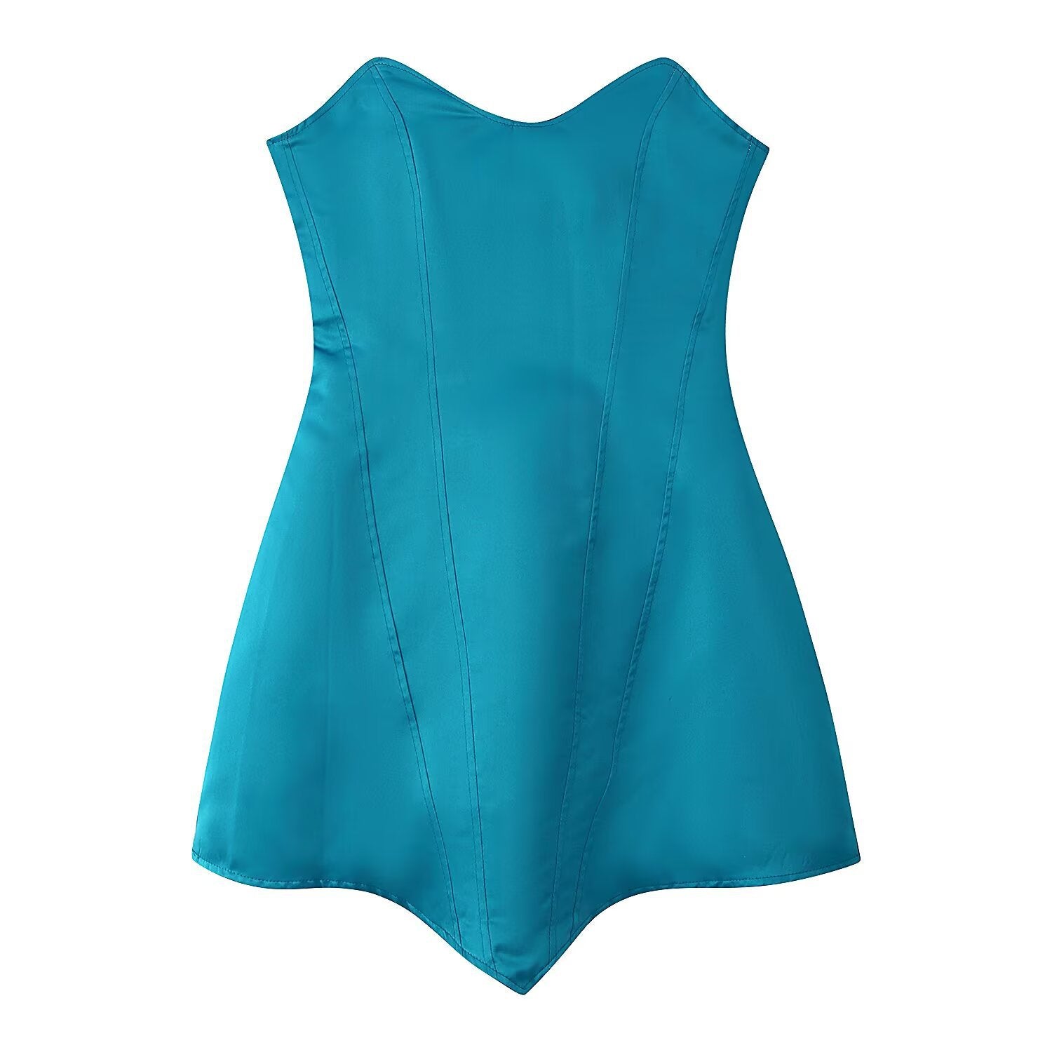 Women's Fashion Elegant Tube Corset Back Dress