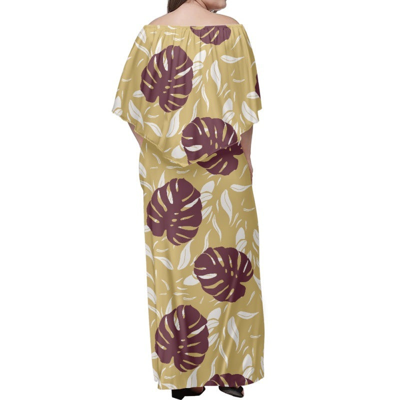 Female Batwing Sleeve Large Front Swing Dress