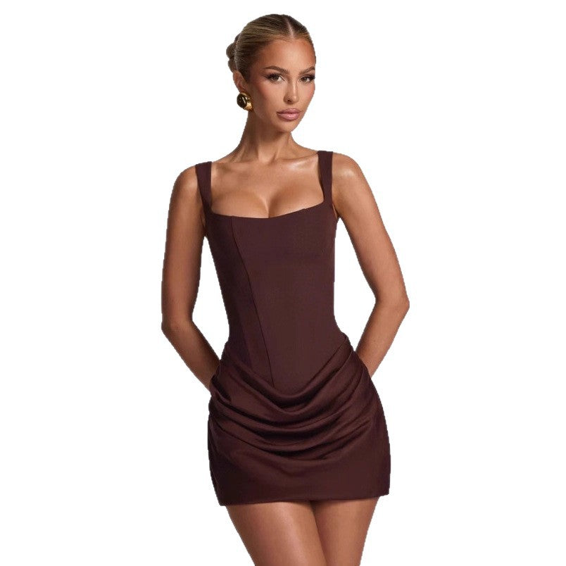 Versatile Tube Shoulder Strap Sexy Hot Dress