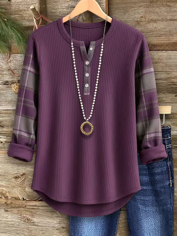Women's Casual Fashion Comfortable Slim Looking Large Women's T-shirt
