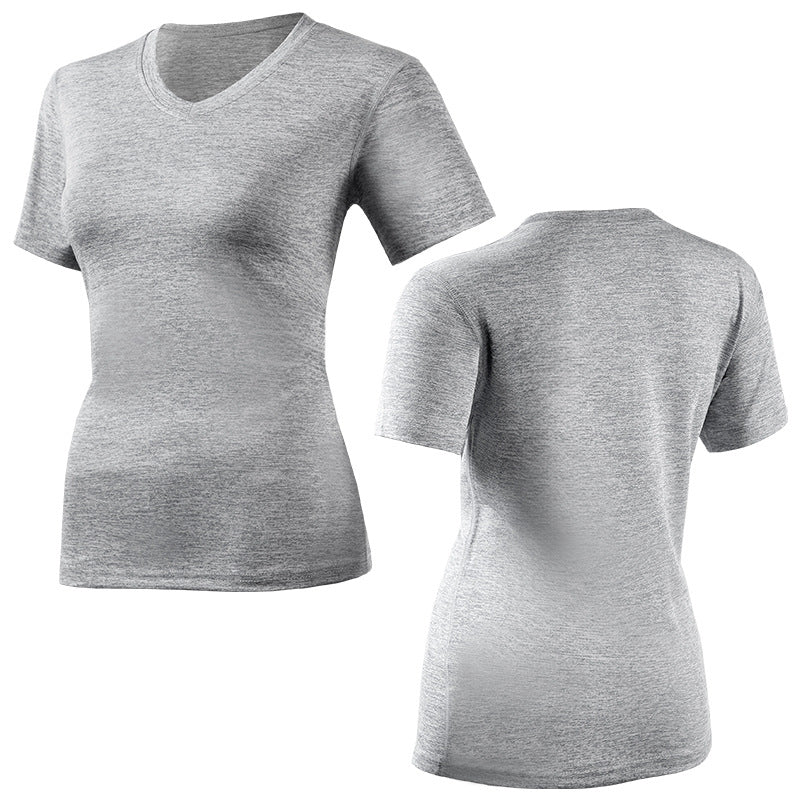Women's Summer Sports Sleeve Slim Fit Breathable Women's T-shirt