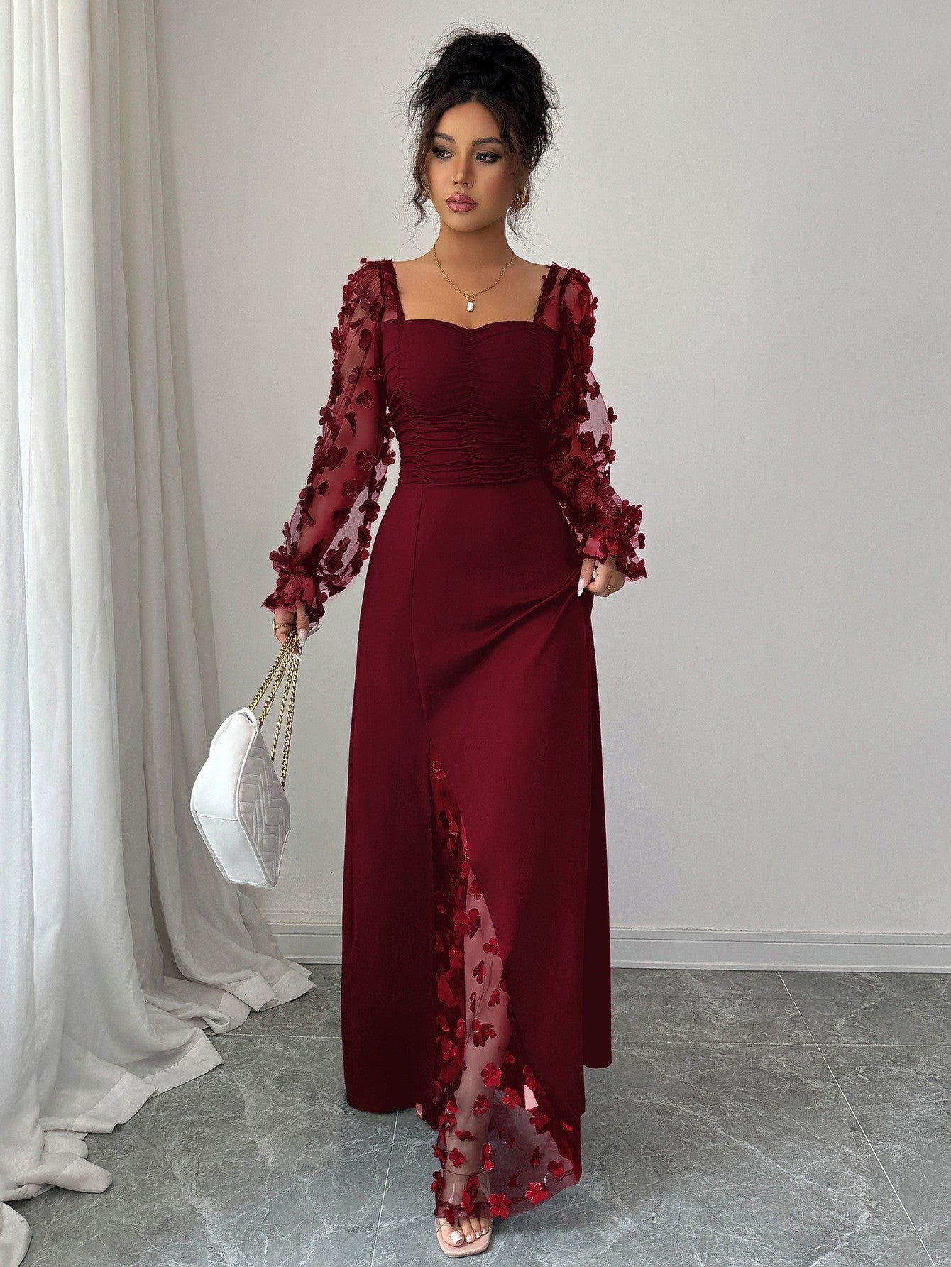 Women's Elegant Graceful High Sense Long Sleeve Dress