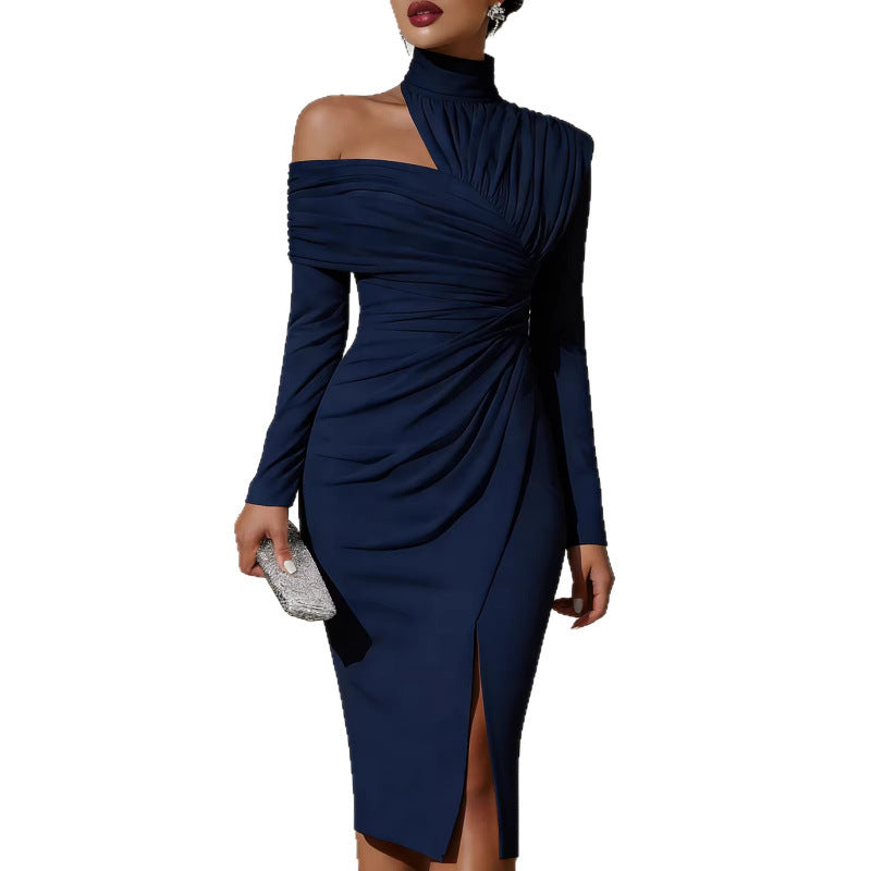 Glamorous Popular Elegant Casual Knitted Slit Dress
