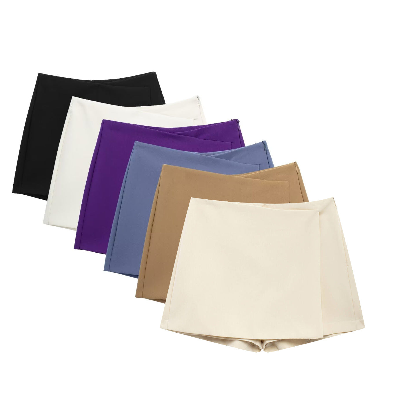 Women's Homemade Fashion Classic Asymmetric Culottes Skirt