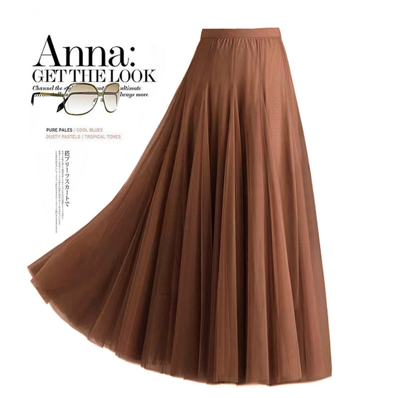 Oversized Gauze A- Line Drape Fairy Skirt