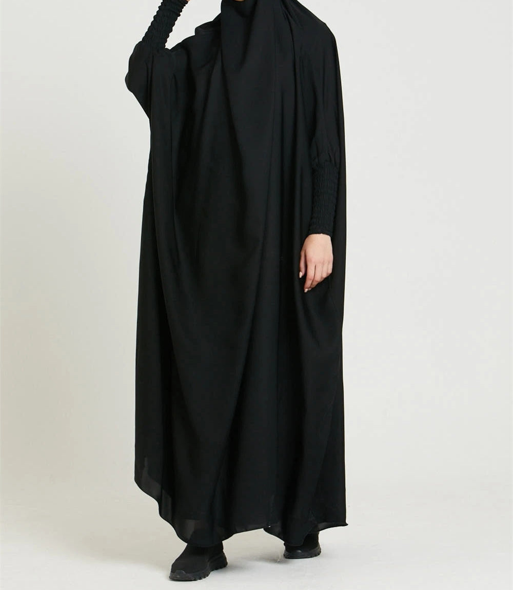 Women's Robe Solid Color Loose Malay Dress