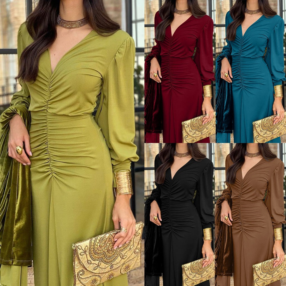 Women's Light Elegant French Long For Dress