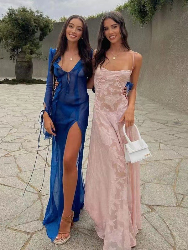 Summer Fashion Sexy Seaside Holiday Suspender Dress