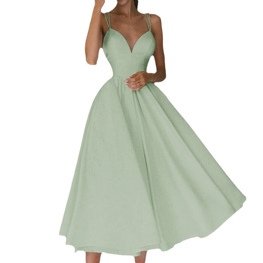Women's Sling Fashion Sexy Large Swing Dress