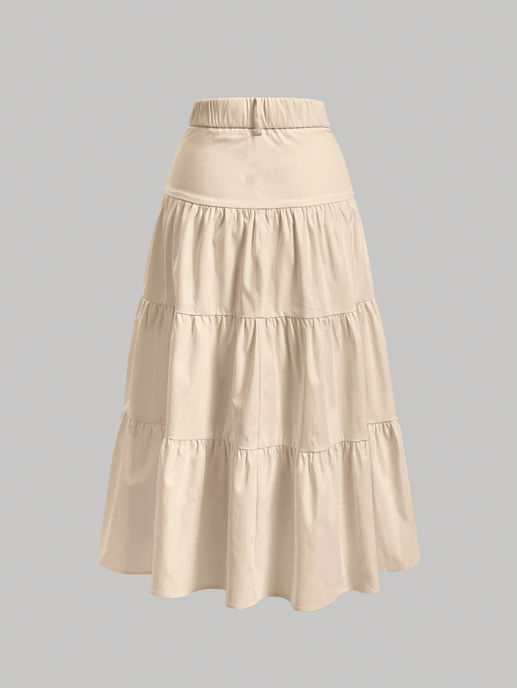 Comfortable Women's Solid Color High Waist Skirts