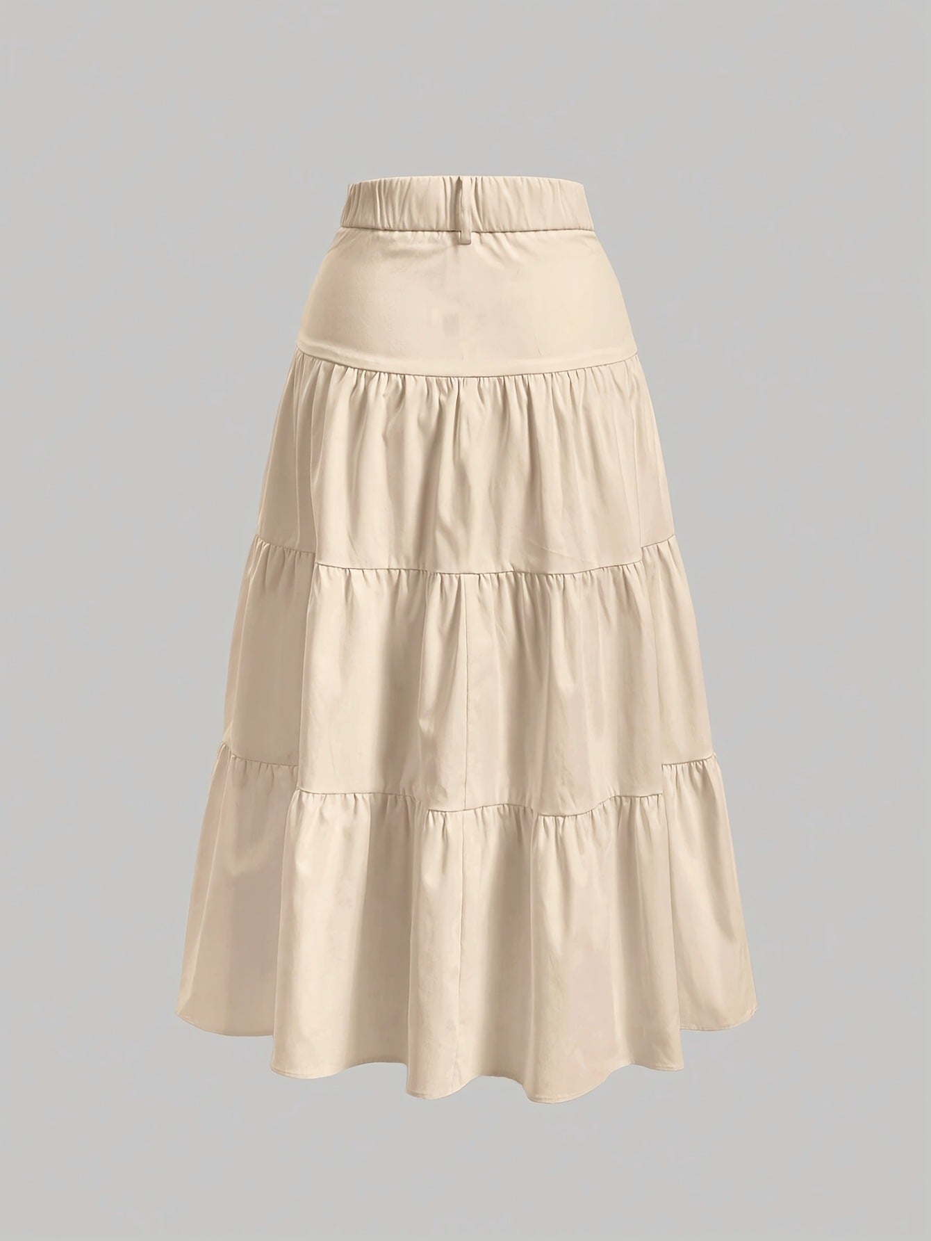 Comfortable Women's Solid Color High Waist Skirts