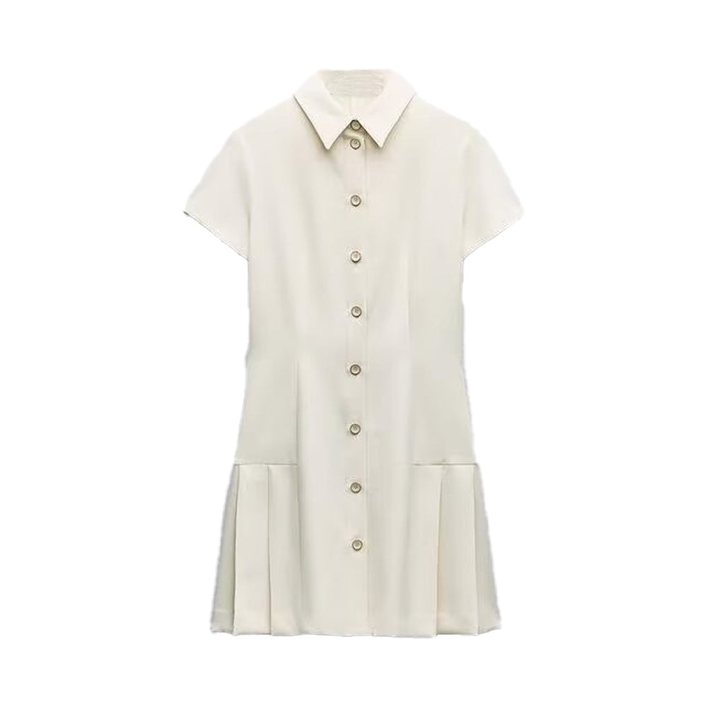 Women's Summer Fashion Casual Shirt Style Lapel Dress